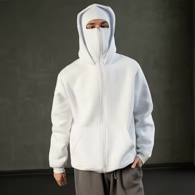 Aurevo Hoodie with Built In Face Cover - Unisex